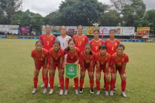 U16女足亚预赛-中国17-0斯里兰卡 2战全胜轰37球